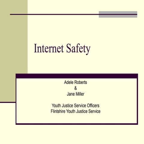 Internet safety presentation