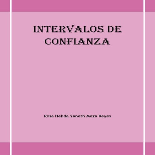 Intervalos de confianza