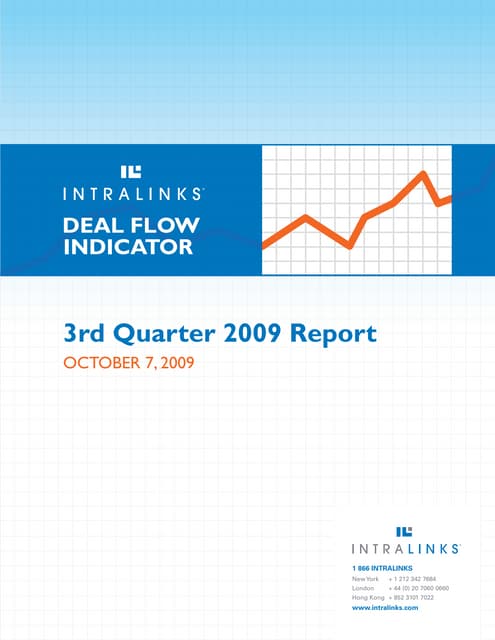Intralinks Deal Flow Indicator 2009 Q3
