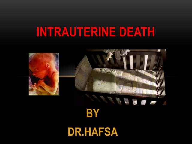 Intrauterine death