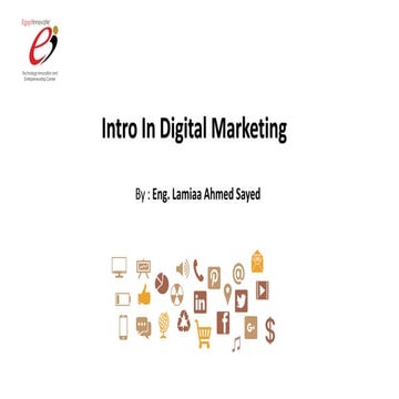 Intro In Digital Marketing