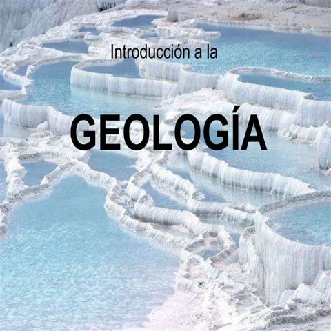 Introducción a la geología