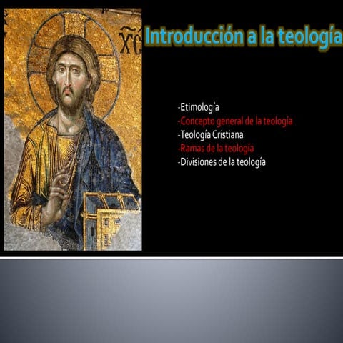 Introducción a la teología