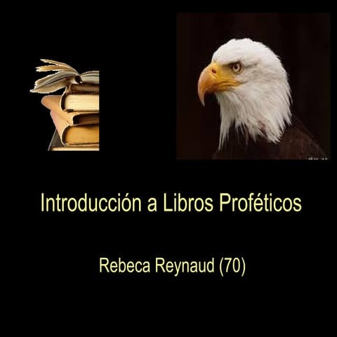 Introducción a libros proféticos
