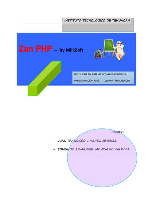 Introduccion, Instalacion, Configuracion e Implementacion Framework ZanPHP IT...
