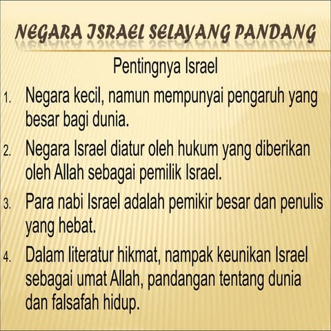 ISRAEL negara 