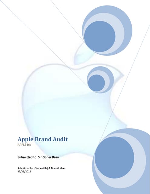 Apple Brand Audit