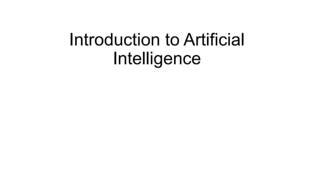 Introduction to Artificial Intelligence.pptx