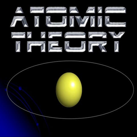 Introduction to atomic theory ppt