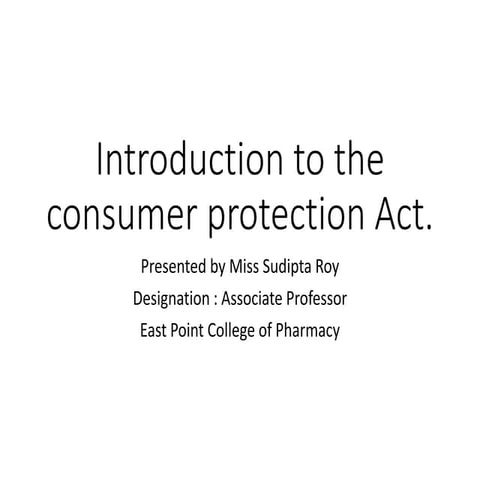 Introduction to Consumer Protection Act-WPS Office.pptx