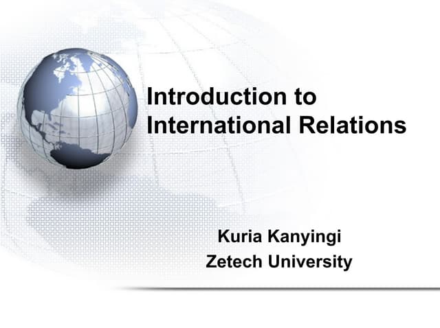 Introduction to IR- Week 1.pptx for Students