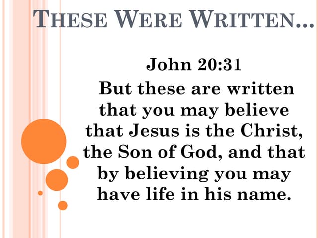 Introduction to john gospel