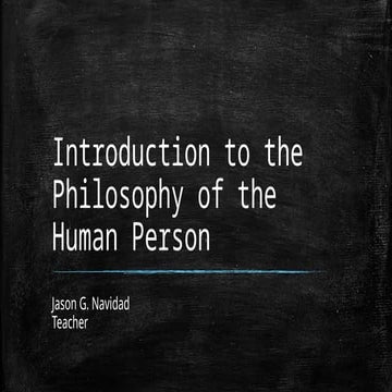 Introduction to the Philosophy of the Human Person.pptx