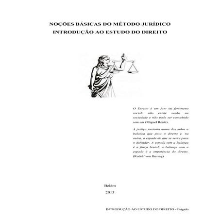Introdução ao Estudo do Direito (IED)