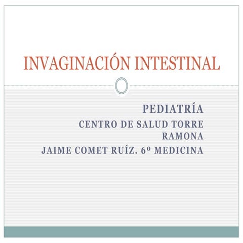 Invaginación intestinal
