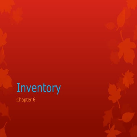 Inventory