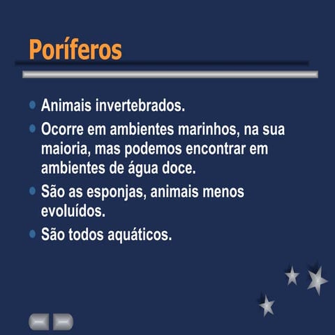 Poríferos