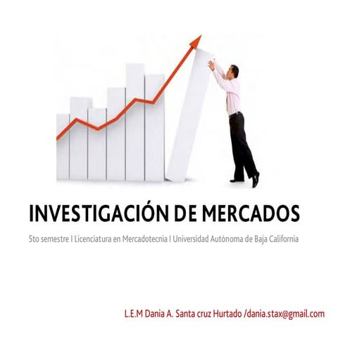 Investigación de mercados  contenido del curso