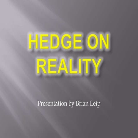 Million Dollar Portfolio Presentation