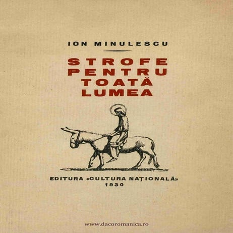 Ion minulescu, strofe pentru-toată-lumea