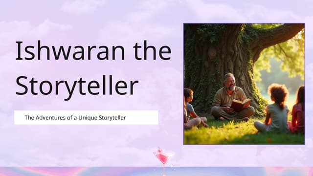 Ishwaran the Storyteller  made by vartika Sai