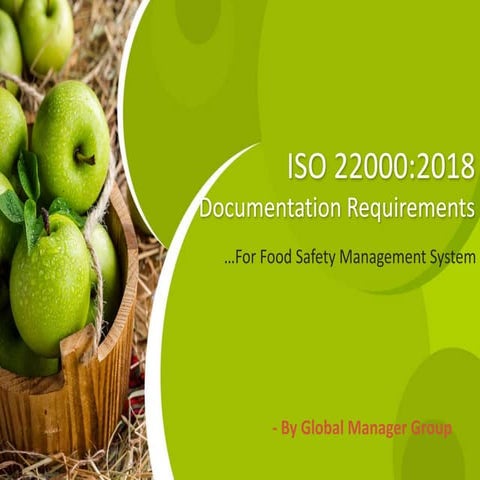 How to fulfil Requirements of ISO 22000:2018 Documentation
