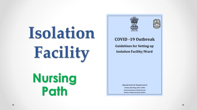 Isolation facility for covid-19