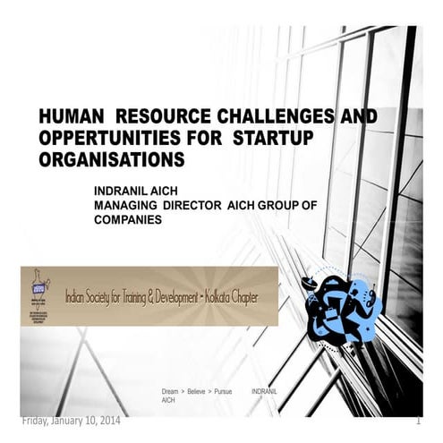 human resources  challenges for  startup  organisations 