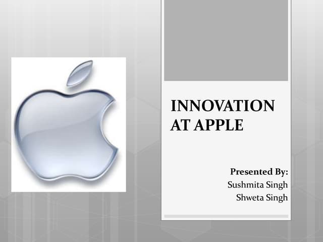 Innovation at Apple