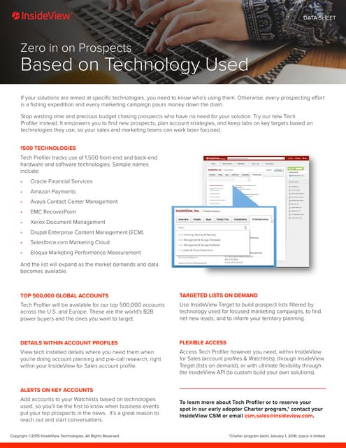 InsideView Tech Profiler