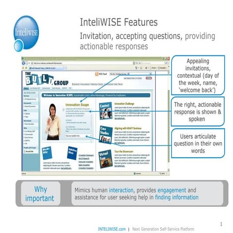 InteliWISE Features
