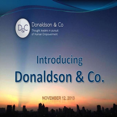 Introduction to Donaldson and Company