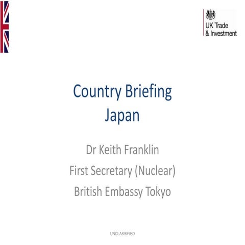Market Briefing. Japan part 1. 28th January