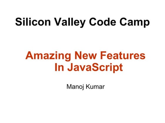 ES6 PPT FOR 2016
