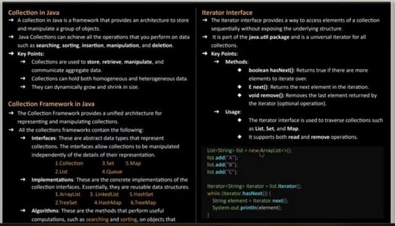 java unit 4 pdf - about java collections