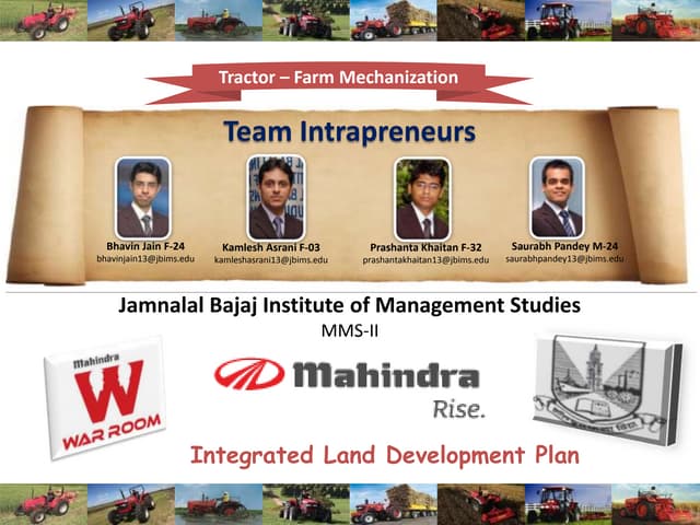 Mahindra Tractors Growth Strategy