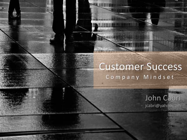 customer success is a company mindset