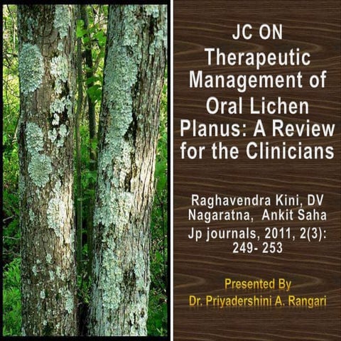 Jc on oral lichen planus