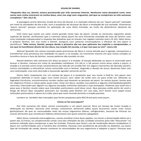 Jejum de Daniel