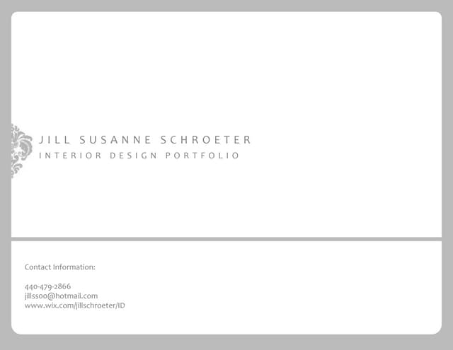 Jill Schroeter Portfolio
