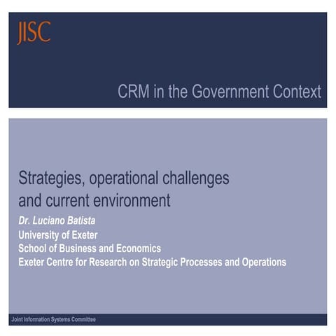 CRM in the government context