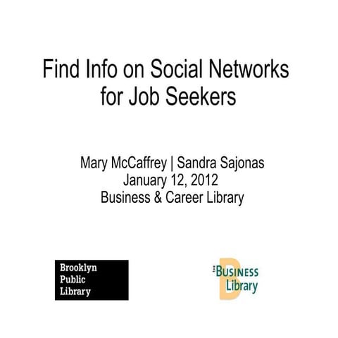 Job Hunt With Social Networksaddons