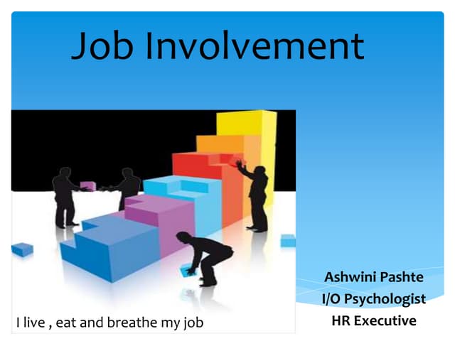 Job involvement ppt