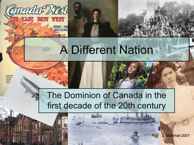Canada in the First Decade of the 20th Century