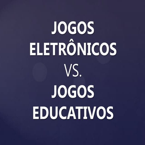 Jogos eletrônicos