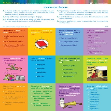 Jogos  na ponta da língua