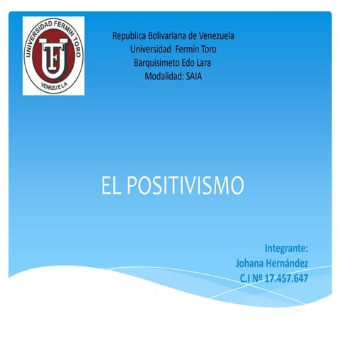 Johana hernandez presentacion_el_positivismo