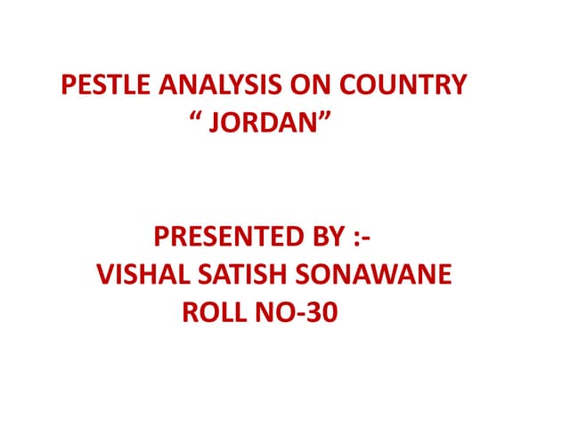 Jordan pestl analysis