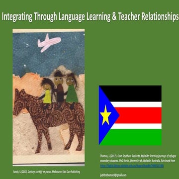 Integrating through language learning & teacher relationships