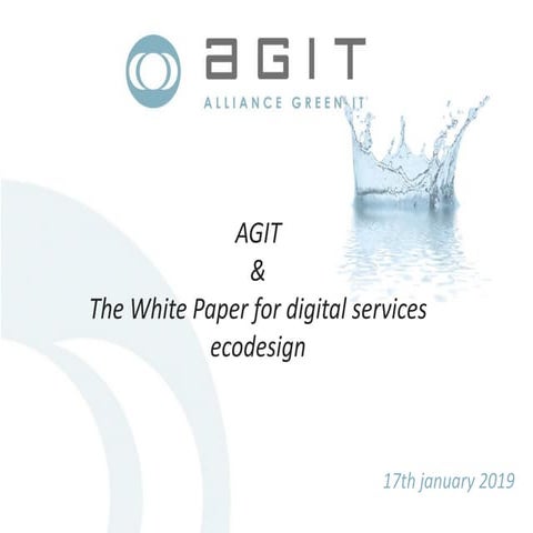 AGIT & White Paper for Digital Ecodesign